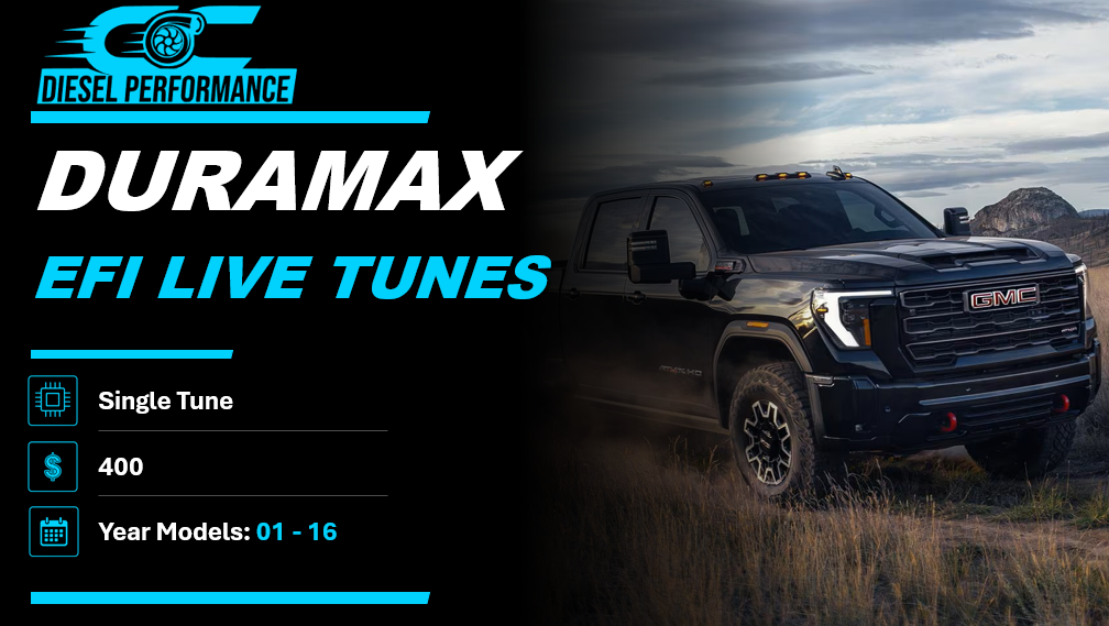 DURAMAX / EFI LIVE / SINGLE TUNE / 01 - 16 YEAR